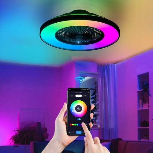 Inch black ceiling fan - 23-inch,
